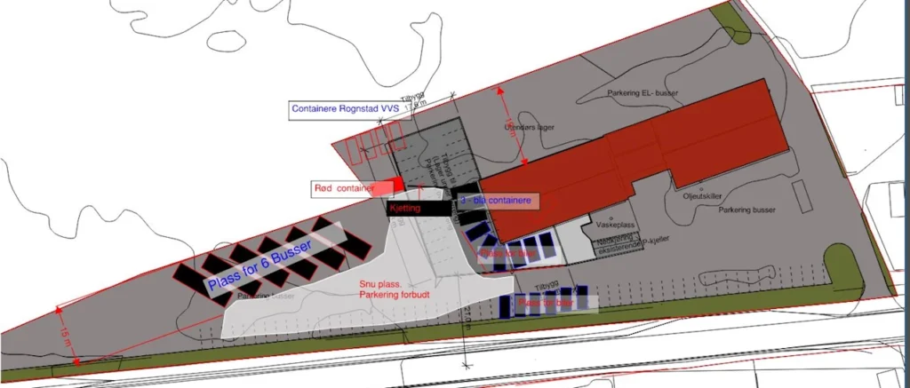 Rognstad Eiendom Algarheimsvegen 130 utvendig situasjonskart