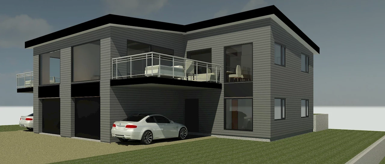 Rognstad Eiendom Elvebredden Hurdal 3D View Vest