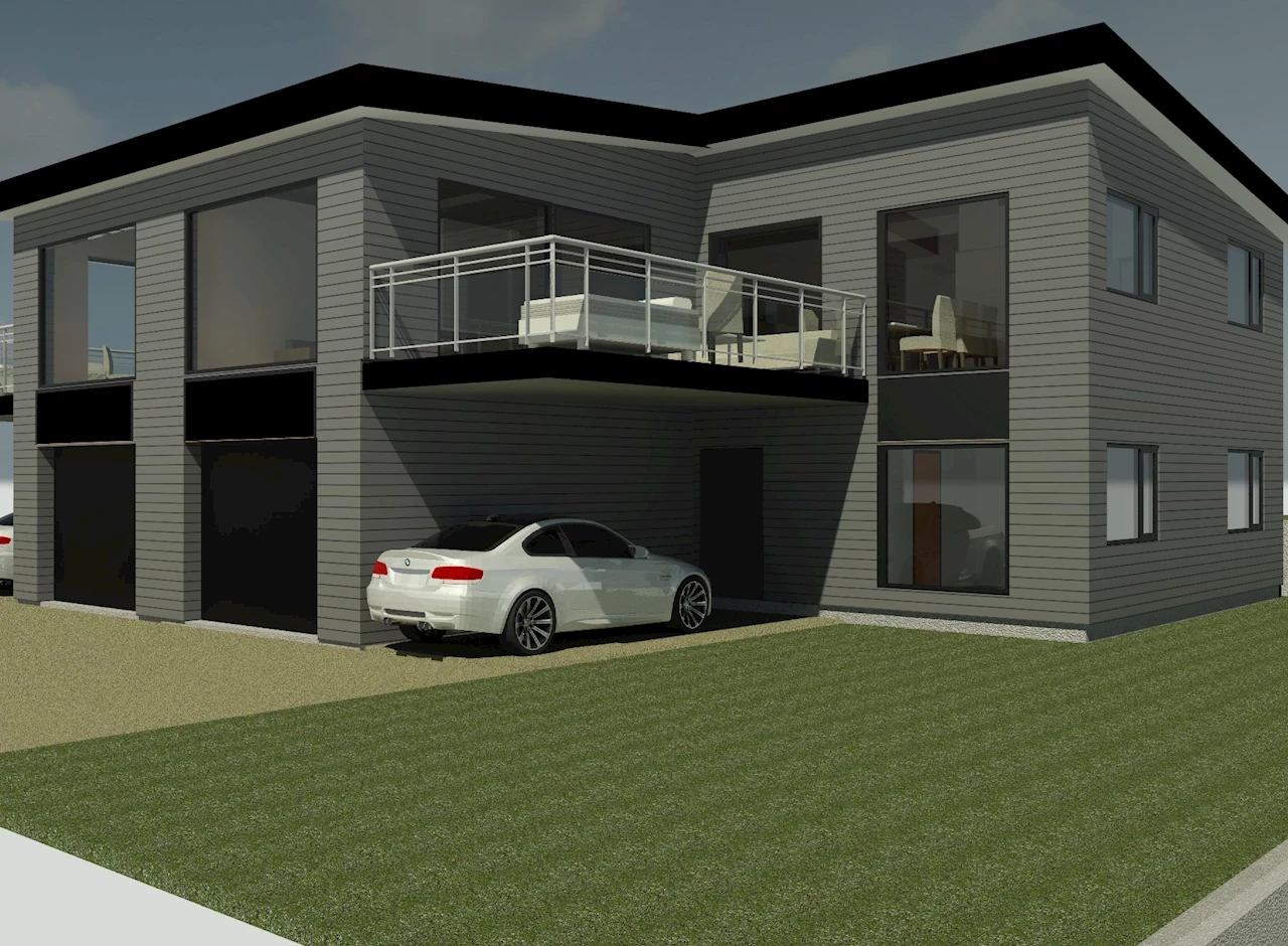 Rognstad Eiendom Elvebredden Hurdal Fasade Vest