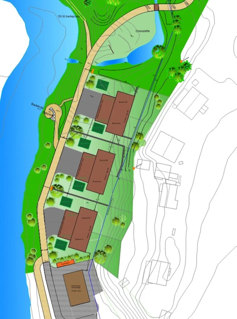 Rognstad Eiendom Elvebredden Hurdal Situasjonplan Oversiktskart